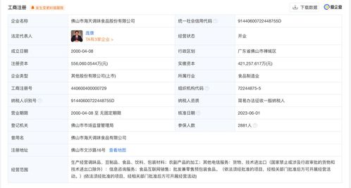 海天味業(yè)增資擴(kuò)股擁抱互聯(lián)網(wǎng) 多元化布局引領(lǐng)調(diào)味品行業(yè)新變革